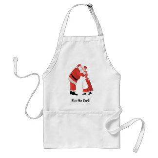 ¡Bese al cocinero! Delantal de Papá Noel