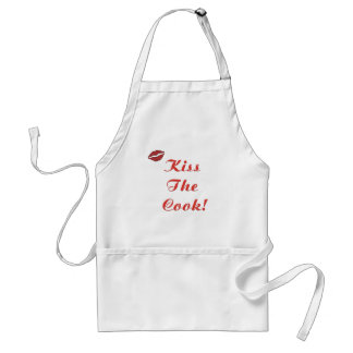 Bese el delantal del cocinero