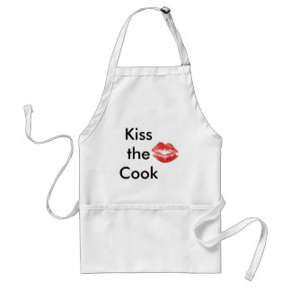 Bese el delantal del cocinero