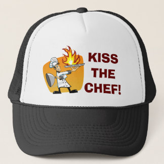 Bese el gorra del cocinero