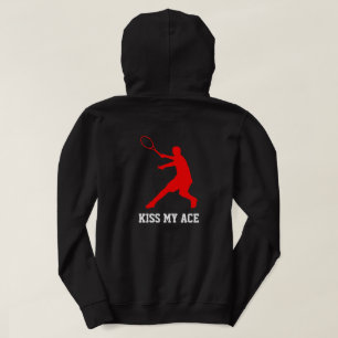Bese mi sudadera con capucha divertida del tenis