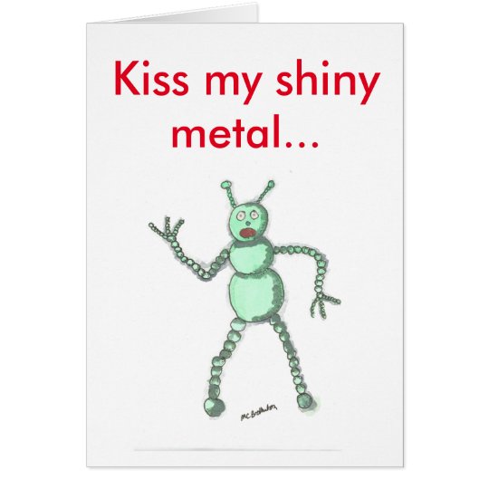 Bese mi tarjeta del robot