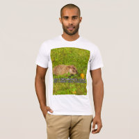 Bese un groundhog hoy. Consiga una camiseta del