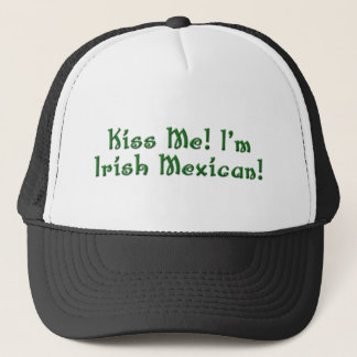 Béseme gorra mexicano irlandés