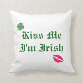 Béseme que soy almohada irlandesa