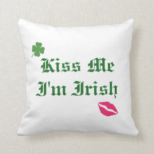 Béseme que soy almohada irlandesa