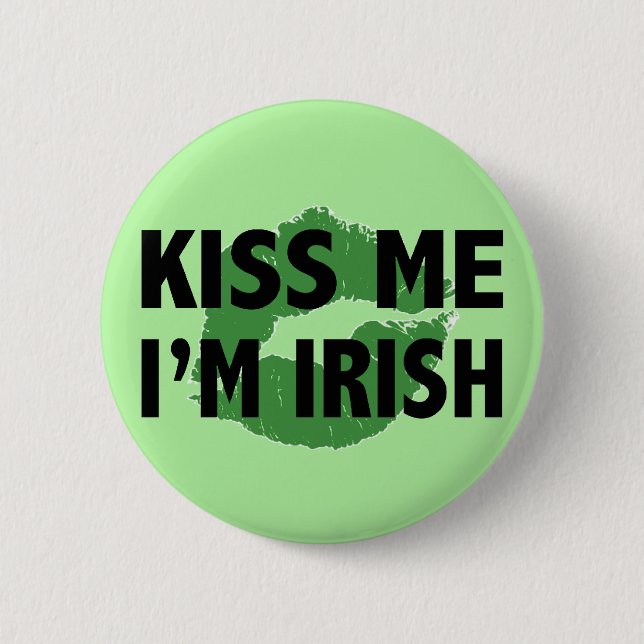 Béseme que soy botón irlandés (Anverso)