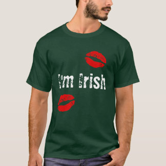 Béseme que soy camiseta irlandesa