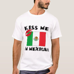 Béseme que soy camiseta mexicana