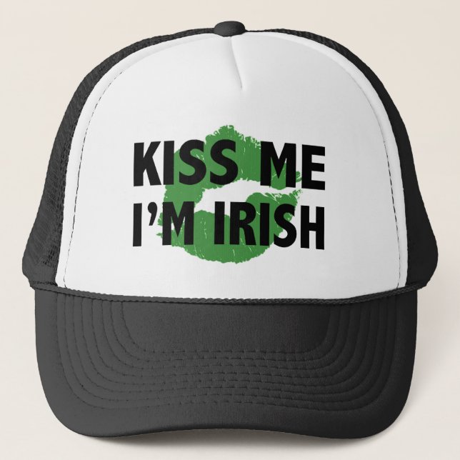 Béseme que soy gorra irlandés (Anverso)