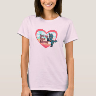 Béseme que soy una camiseta del unicornio
