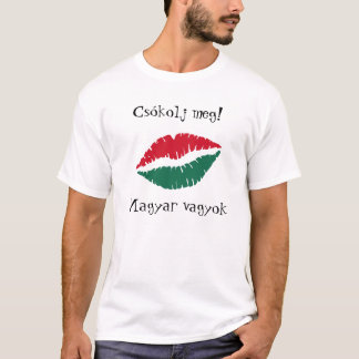 ¡Béseme! Soy camiseta húngara