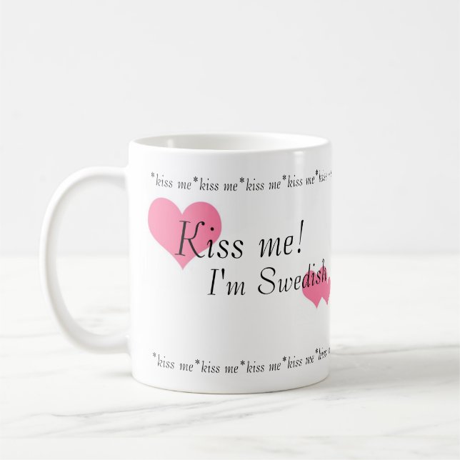 ¡Béseme! Soy taza sueca (Izquierda)