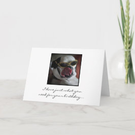 Béseme tarjeta de cumpleaños