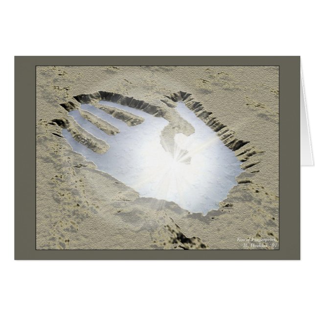 Beso de huellas dactilares (Anverso (Horizontal))