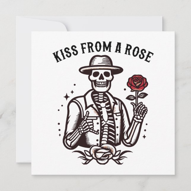 Beso de una rosa (Anverso)