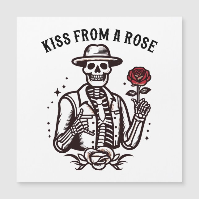 Beso de una rosa (Anverso)