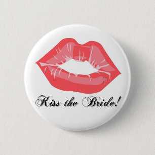 Beso del KRW el Pin del botón de la novia
