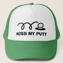 Beso divertido de los gorras el | del golf mi putt