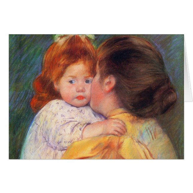 Beso materno, Mary Cassatt (Anverso (Horizontal))