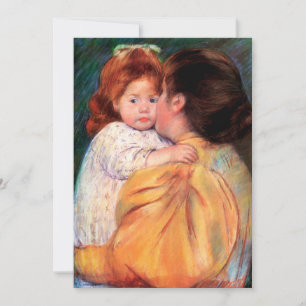 Beso materno   Tarjeta Mary Cassatt