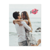 Beso XOXO Añade tu postal personalizada de fotos