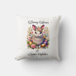 Besos confitados y Cojín decorativo de los deseos