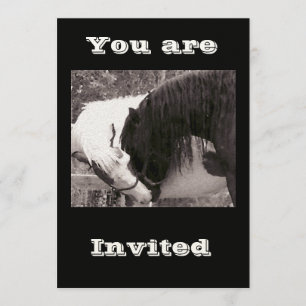 besos de caballo Invitaciones