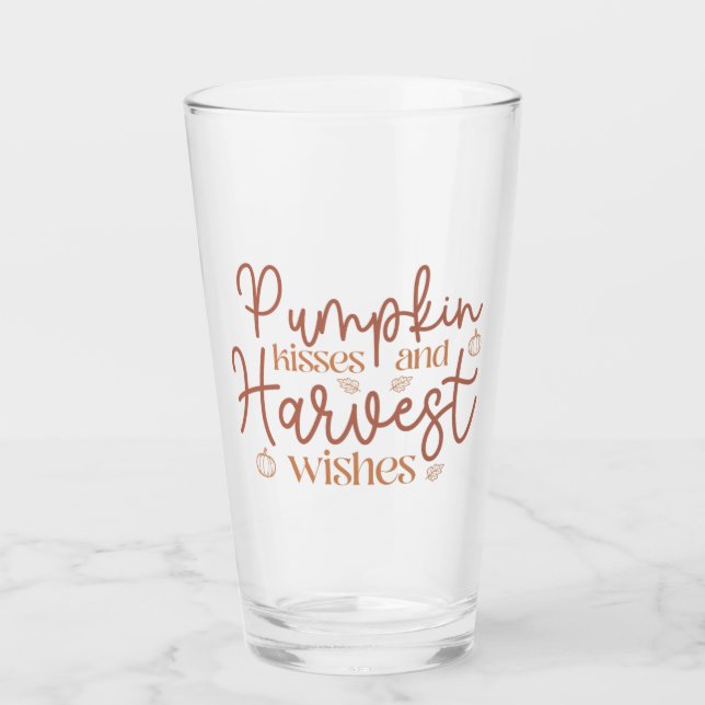 Besos de calabaza y deseos de cosecha (Anverso)