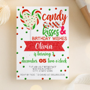 Besos de Caramelo de Cumpleaños Invitación de Fies