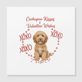 Besos de Cockapoo Deseos de San Valentín Amante de