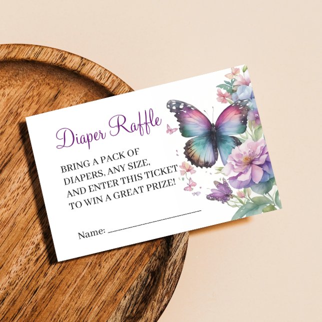 Besos de mariposa y tarjeta de envoltura para bebé (Subido por el creador)