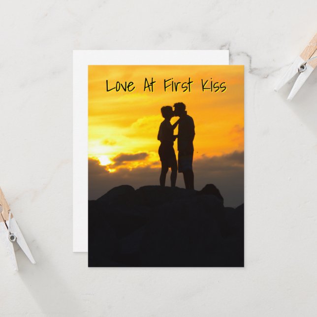 Besos de pareja en las rocas en Key West (Anverso/Reverso In Situ)