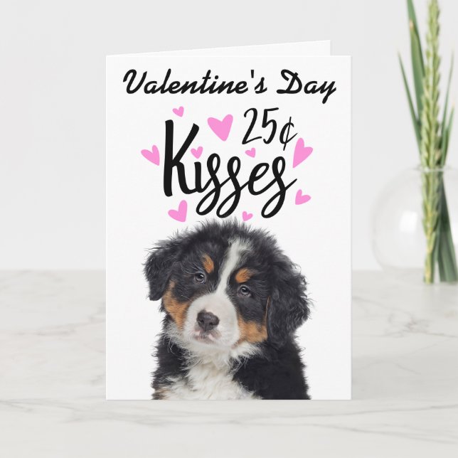 Besos de tarjeta de el día de San Valentín...del p (Anverso)