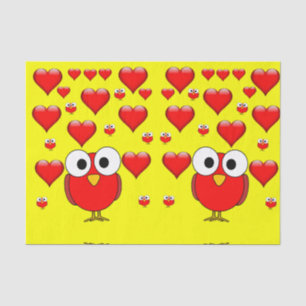 Besos decorativos de papel tisular valentinas