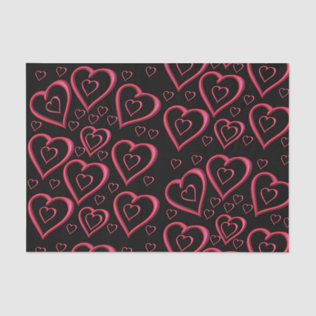 Besos decorativos de papel tisular valentinas (Anverso)