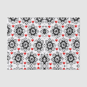 Besos decorativos de papel tisular valentinas