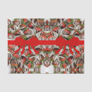 Besos decorativos de papel tisular valentinas