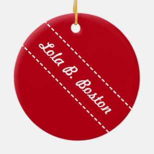 Besos del bastón de caramelo - ornamento de Lola