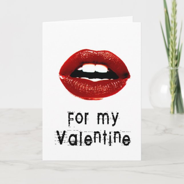 "Besos en tarjeta de felicitaciones del correo" (Anverso)