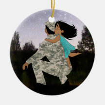 Besos para el ornamento del navidad del papá