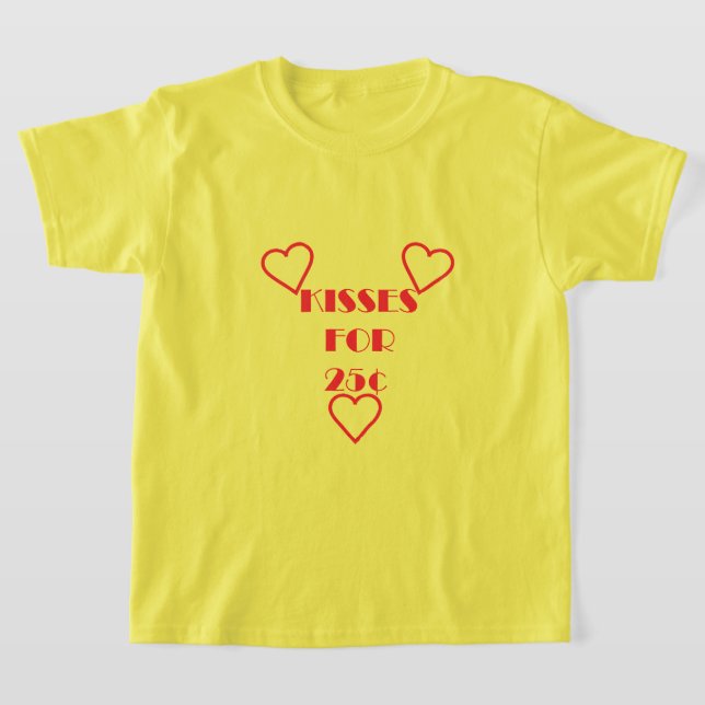Besos por 25 centavos - Camiseta básica de Chicas (Distribución)