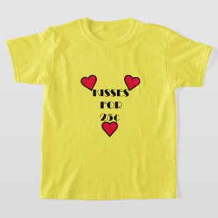 Besos por 25 centavos - Camiseta básica de Chicas