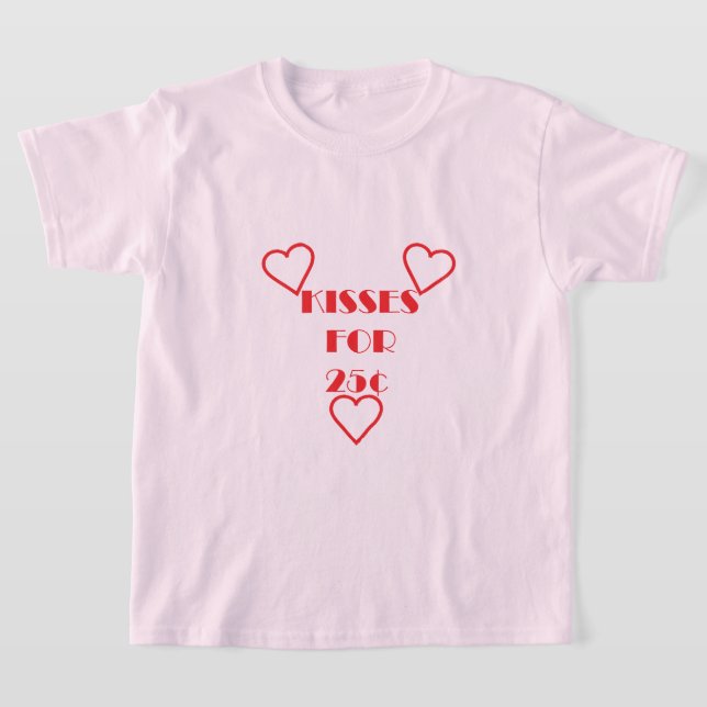 Besos por 25 centavos - Camiseta básica de Chicas (Distribución)