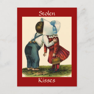Besos robados - postal