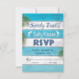 Besos salados de arena turquesa RSVP