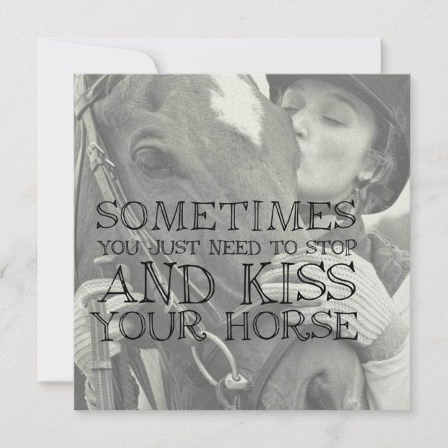 BESOS tarjeta de 5,25 x 5,25 (Anverso)