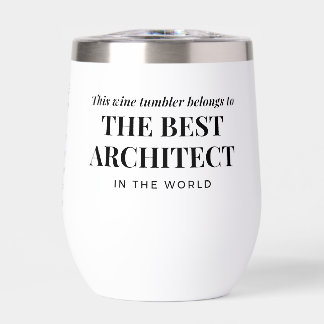 Best Architect in the World Custom Name Funny 