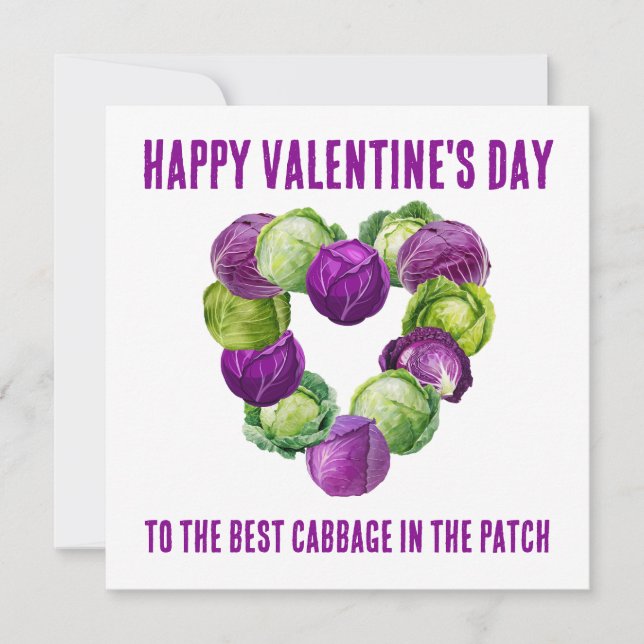 BEST CABBAGE IN THE PATCH Valentine Couples (Anverso)