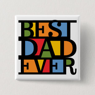 BEST DAD EVER botón